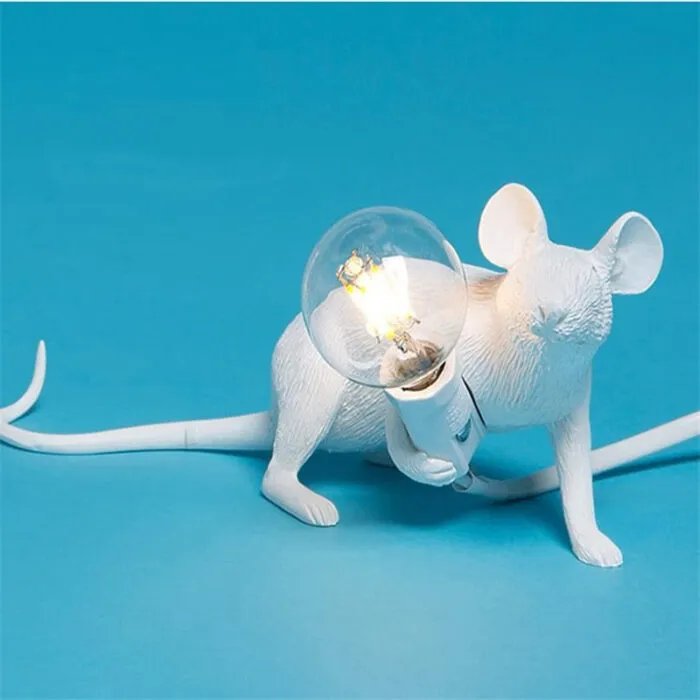 Nordic Creative Resin Mini Animal Mouse Light