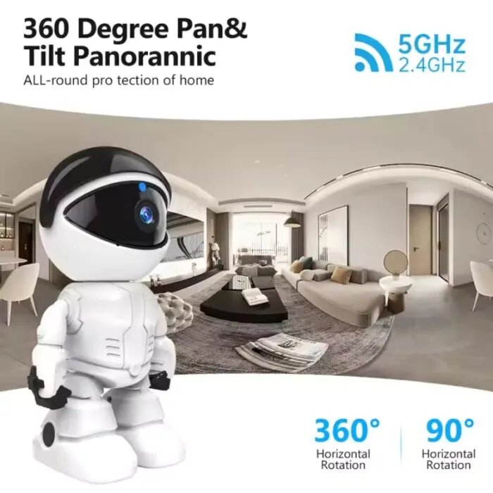 WESECUU Smart Robot WiFi IP Camera 1080P HD Baby Monitor & Home Security