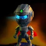 Hot-selling Mecha Samurai Starry Sky Projection Night Light, An Ambient Light That Can Be Customized. It’s A Popular Cross-border Product, A Small Night Light For Children’s Bedrooms.