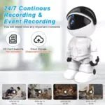 WESECUU Smart Robot WiFi IP Camera 1080P HD Baby Monitor & Home Security