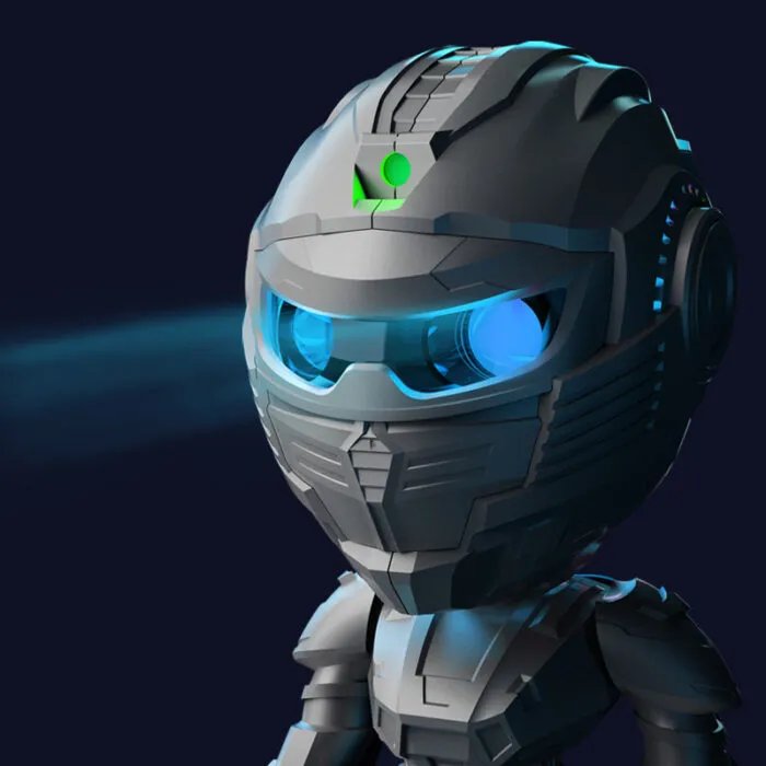 Hot-selling Mecha Samurai Starry Sky Projection Night Light, An Ambient Light That Can Be Customized. It’s A Popular Cross-border Product, A Small Night Light For Children’s Bedrooms.