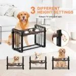 H-shaped Iron Frame Lifting Dog Bowl