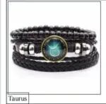 Vintage Braided Leather Cord Set Bracelet, Cowhide Hand Cord, Men’s Leather Bracelet