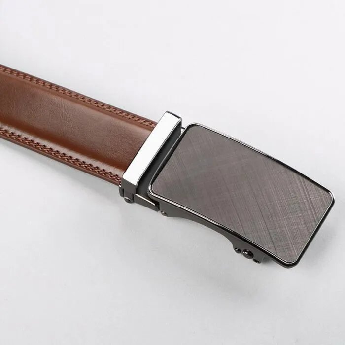 Men’s Slider Ratchet Belt, Perfect As A Gift, Pairs Well With Dress Pants, Shirt And Oxford Shoes, Can Be Tailored
