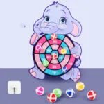 Spot Wholesale Children’s Sticky Ball Dart Board Cartoon Fun Dart Board Plus Velvet A Variety Of Creative Cartoon