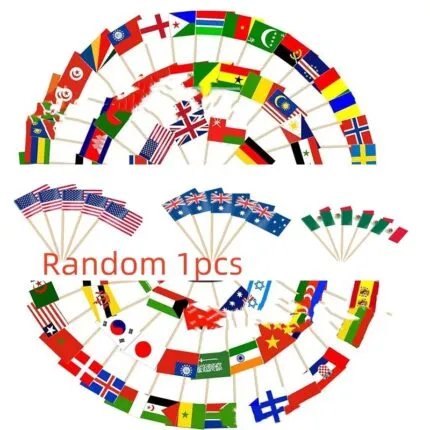 Paper Toothpick Flag Cake Dessert Steak Fruit Decorative Flag