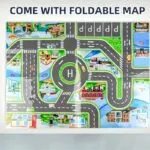 A 50-piece Alloy Toy Car Set With A Storage Box And A Foldable Play Mat, As Well As A Wide Variety Of Combinations, Perfect As An Educational And Entertaining Gift For Children Aged 3 And Up