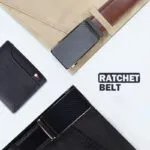 Men’s Slider Ratchet Belt, Perfect As A Gift, Pairs Well With Dress Pants, Shirt And Oxford Shoes, Can Be Tailored