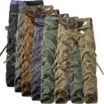 Men’s Multi-pocket Cargo Pants Washed Hot Sale Cargo Pants