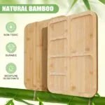 Charcuterie Board With Clear Lid, Travel Portable Cheese Board Charcuterie Boxes Cutting Boards For Kitchen, House Warming Gifts New Home, Gifts For Women