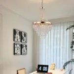 Golden Crystal Chandelier, Large Modern Luxury Chandelier For Living Room, Dining Room, Bedroom, Hallway – Bulb Not Included Unavailable Platforms- Temu