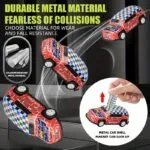 A 50-piece Alloy Toy Car Set With A Storage Box And A Foldable Play Mat, As Well As A Wide Variety Of Combinations, Perfect As An Educational And Entertaining Gift For Children Aged 3 And Up