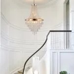 Golden Crystal Chandelier, Large Modern Luxury Chandelier For Living Room, Dining Room, Bedroom, Hallway – Bulb Not Included Unavailable Platforms- Temu