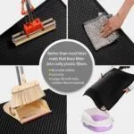 Kitty Cat Litter Mat Trapping Honeycomb Double Layer Design Waterproof Double Layer EVA Cat Litter Pad Waterproof Non-slip Sand Basin Filter Kitten Dog Washable Mattress